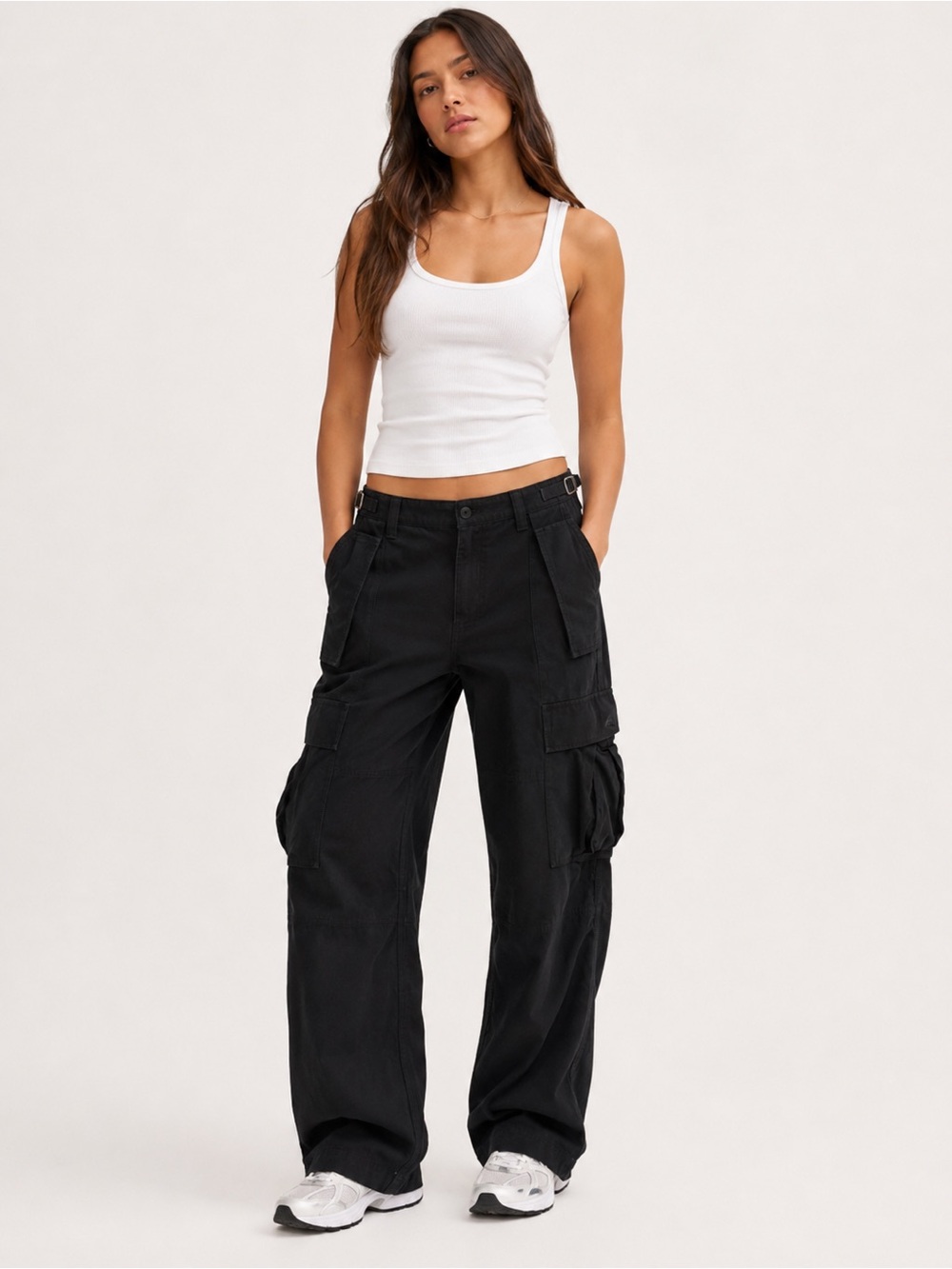TNA Black Cargo Pants